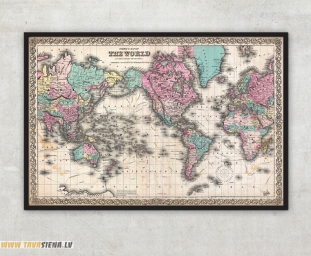sena pasaules karte
